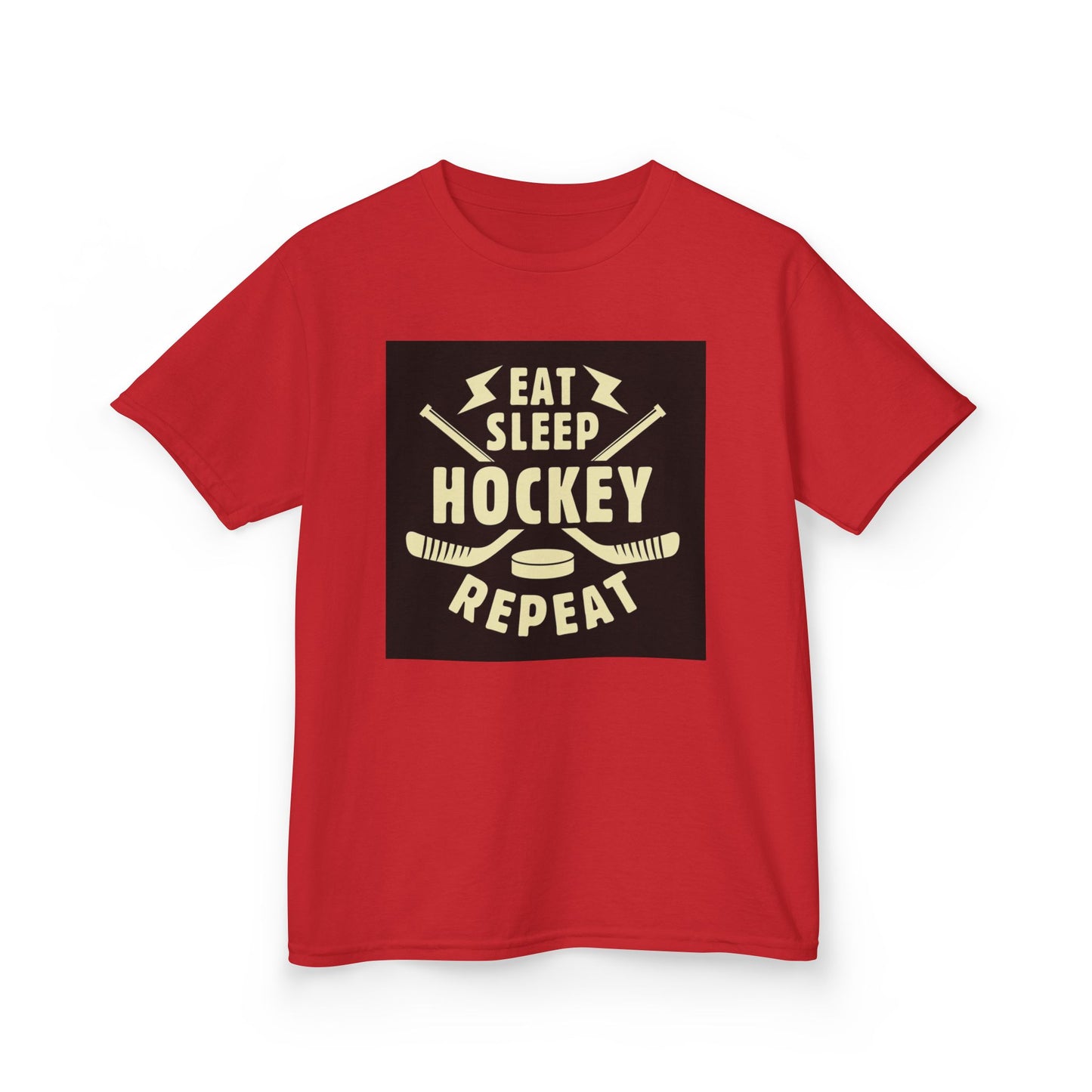 Kratos Hockey™ Kids Heavy T- 'Eat Sleep Hockey Repeat'