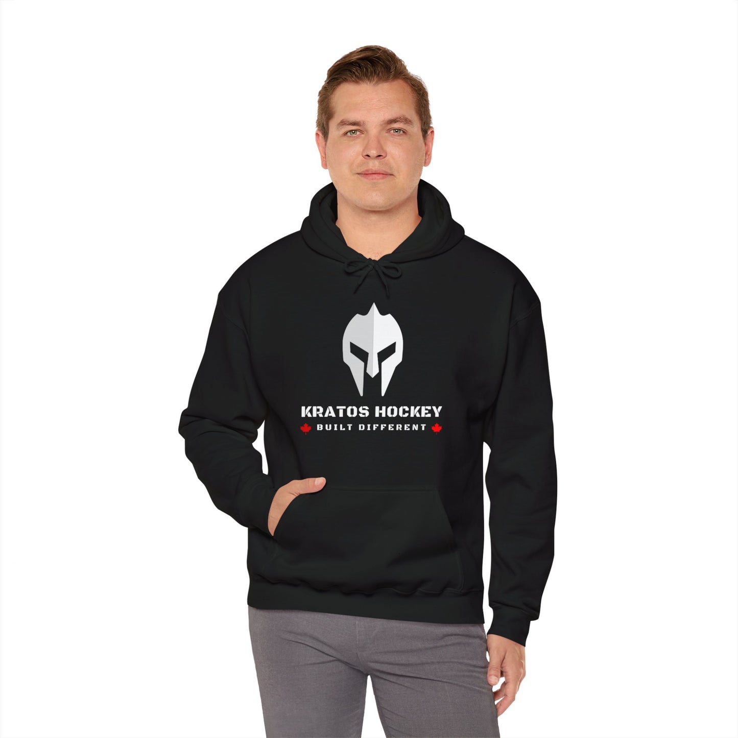 Kratos Hockey™ Built Different Hoodie – Heavy Blend