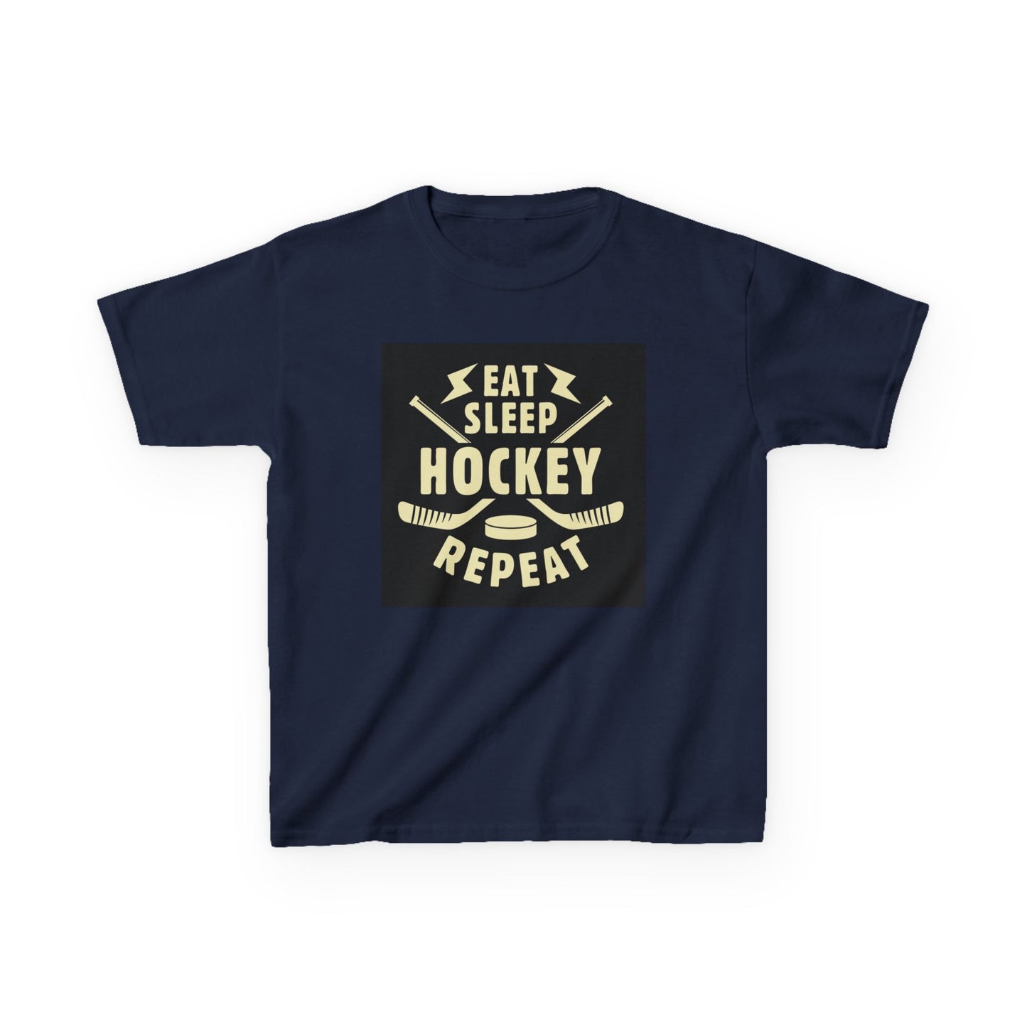 Kratos Hockey™ Kids Heavy T- 'Eat Sleep Hockey Repeat'