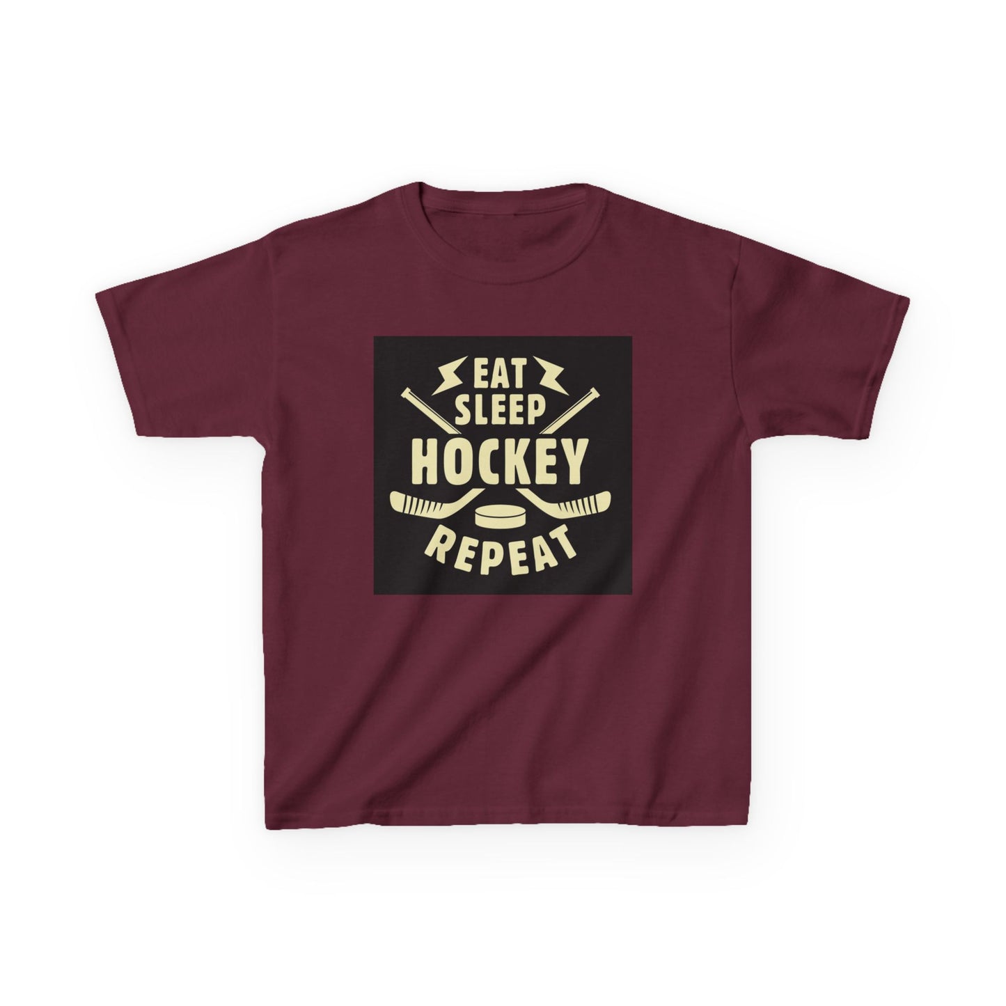 Kratos Hockey™ Kids Heavy T- 'Eat Sleep Hockey Repeat'