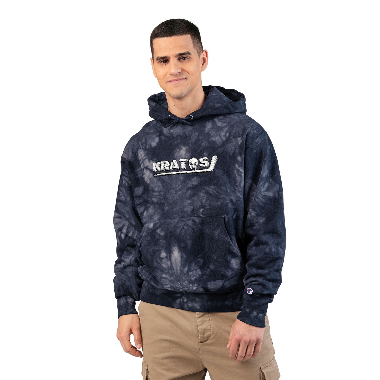 Kratos Hockey™ X Champion Embroidered Tie-Dye Hoodie