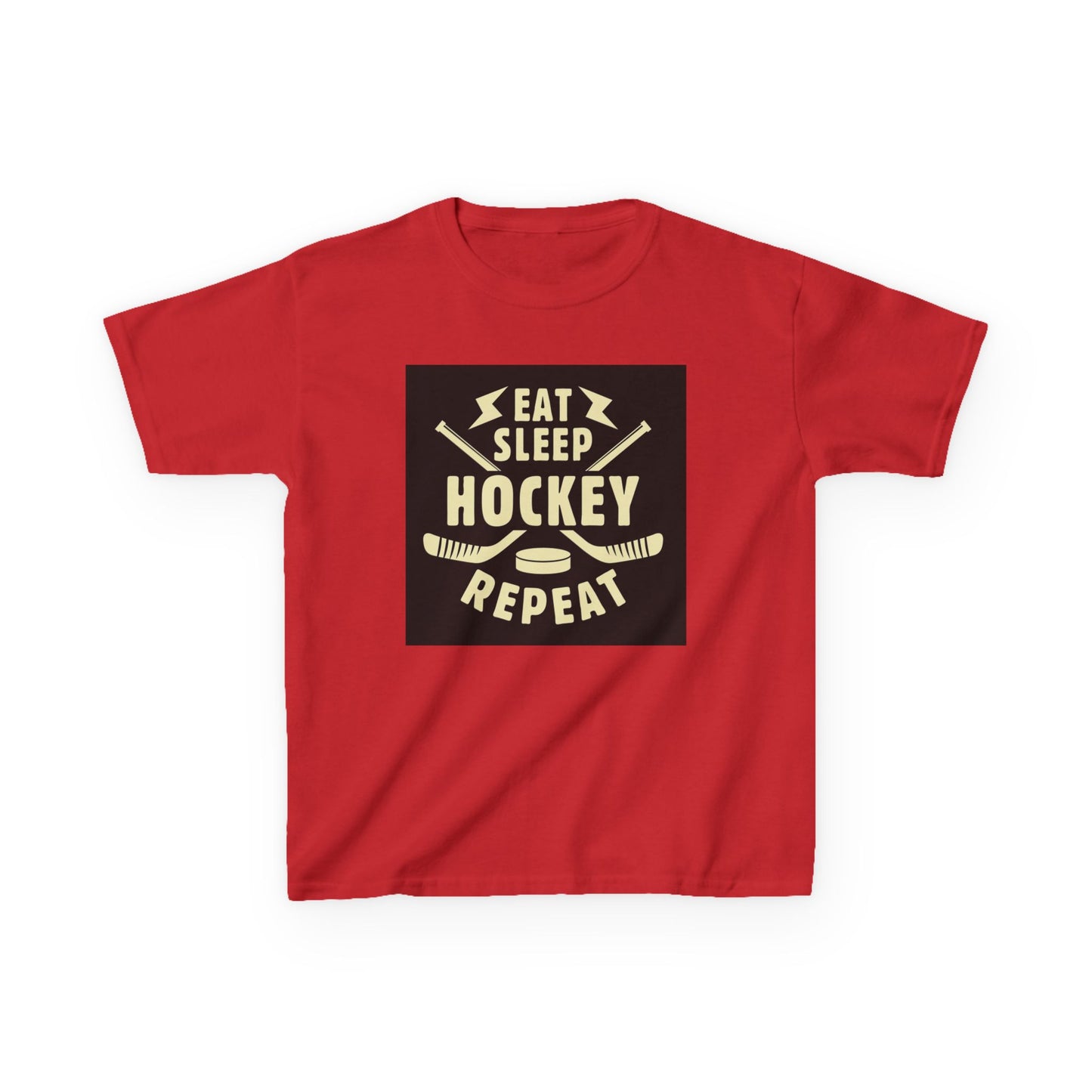 Kratos Hockey™ Kids Heavy T- 'Eat Sleep Hockey Repeat'