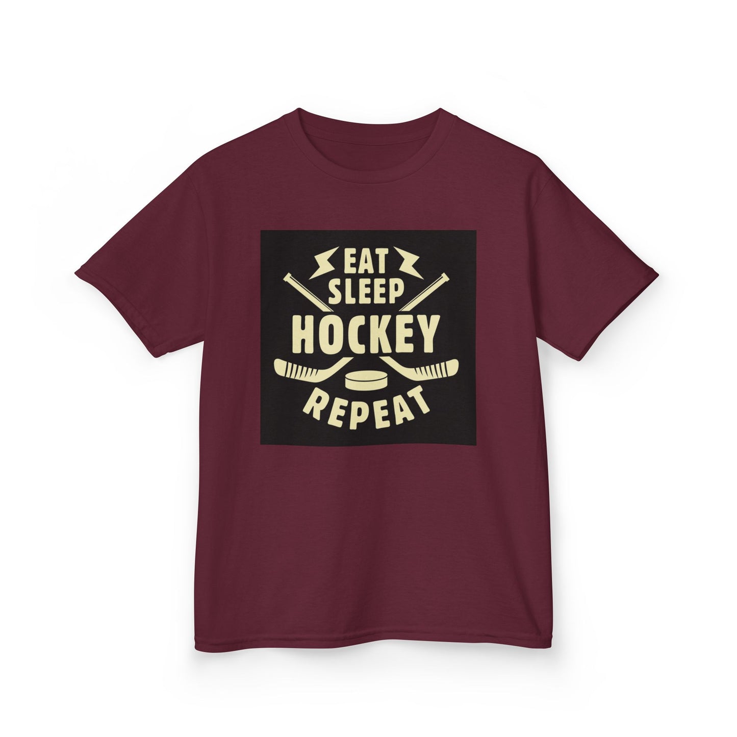 Kratos Hockey™ Kids Heavy T- 'Eat Sleep Hockey Repeat'