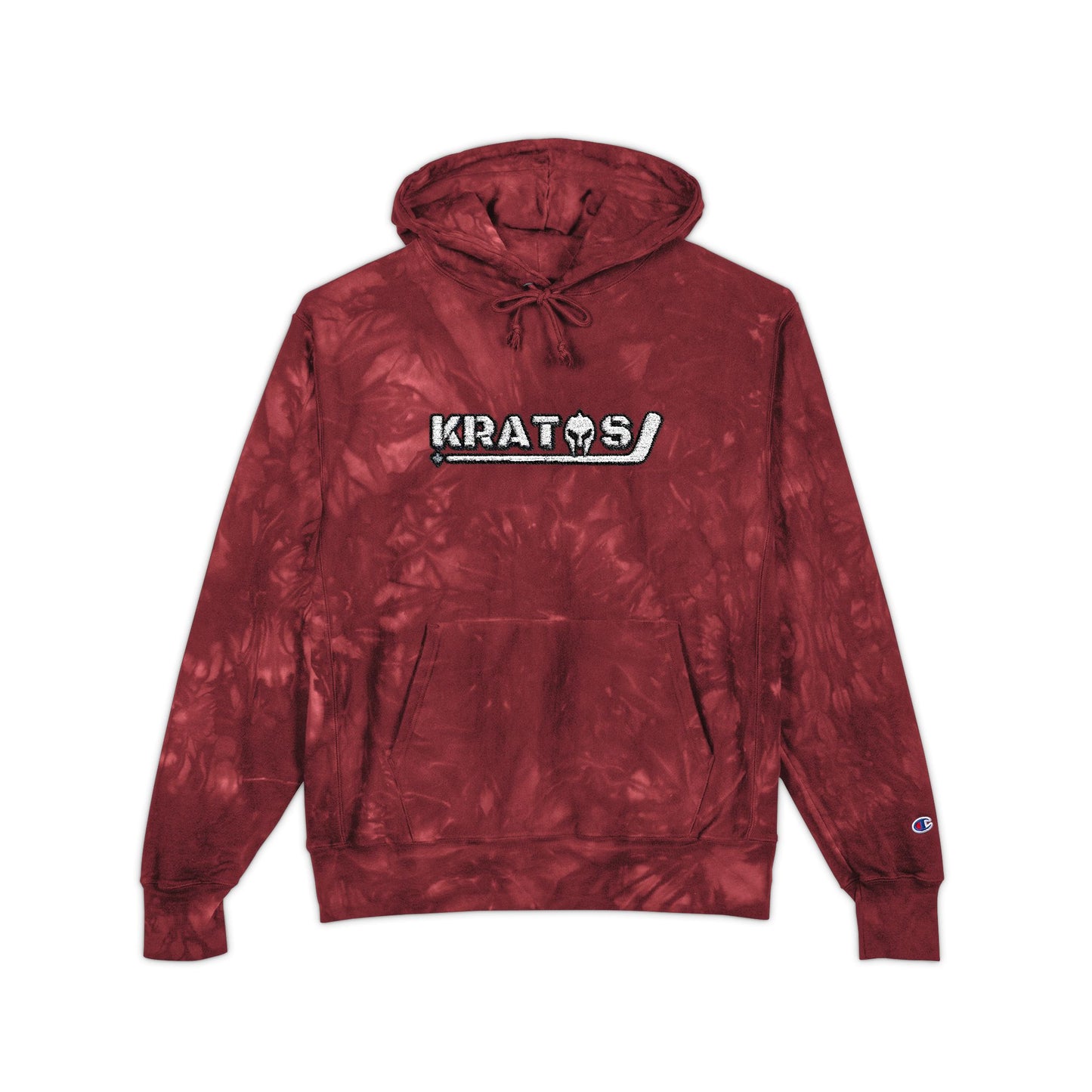 Kratos Hockey™ X Champion Embroidered Tie-Dye Hoodie
