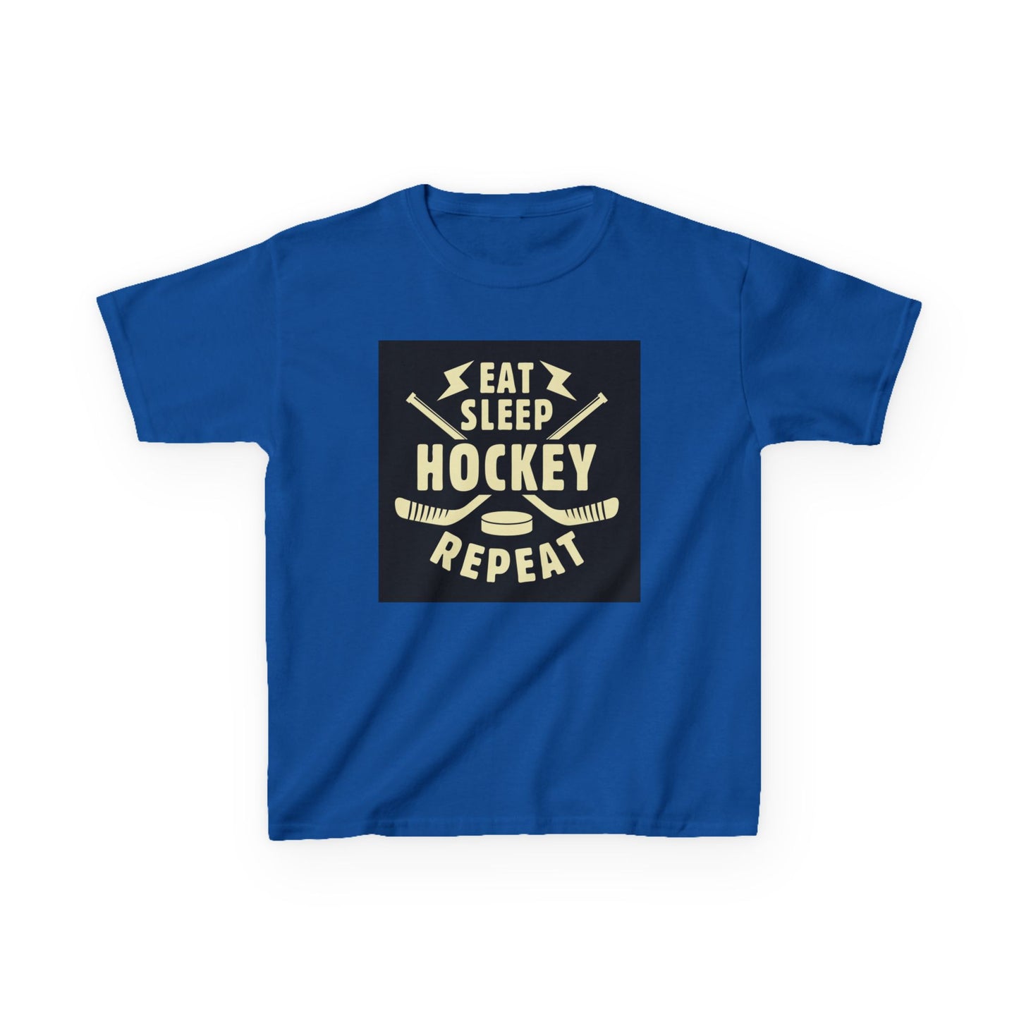 Kratos Hockey™ Kids Heavy T- 'Eat Sleep Hockey Repeat'