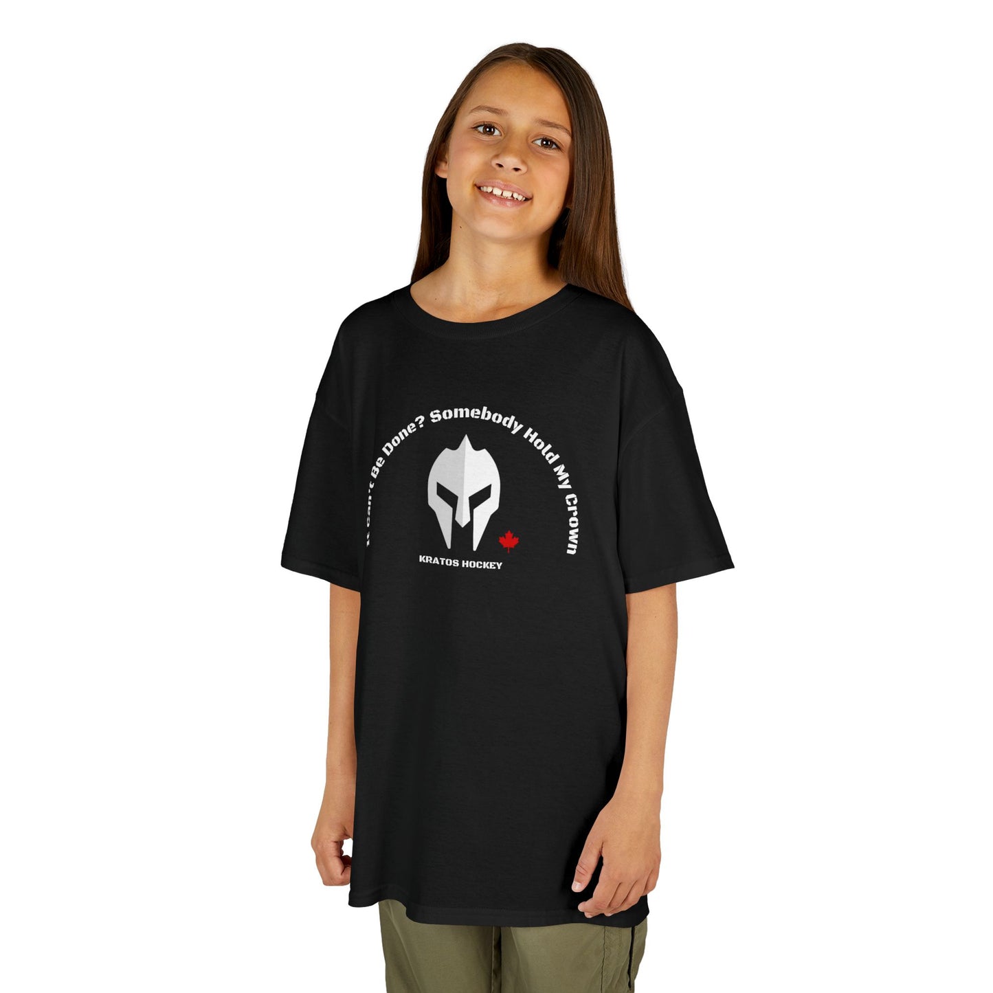 Kratos Hockey™ Heavy Cotton™ Tee - 'Somebody Hold My Crown'