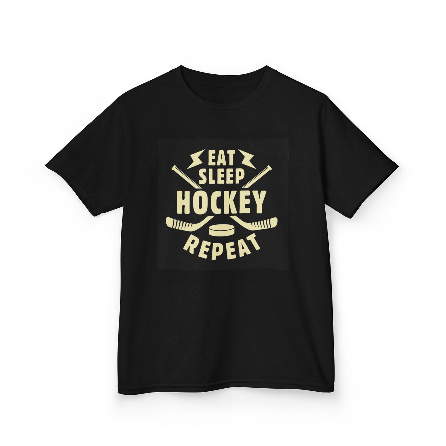 Kratos Hockey™ Kids Heavy T- 'Eat Sleep Hockey Repeat'