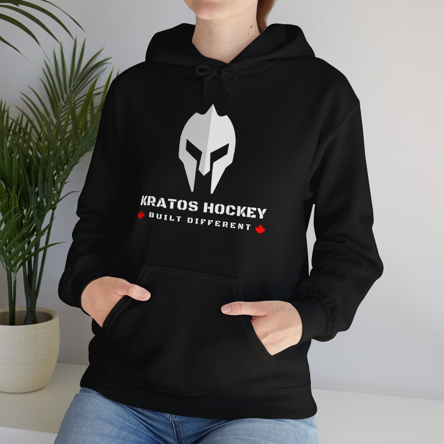 Kratos Hockey™ Built Different Hoodie – Heavy Blend