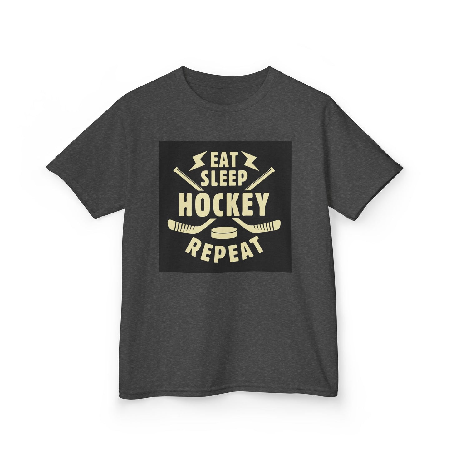 Kratos Hockey™ Kids Heavy T- 'Eat Sleep Hockey Repeat'
