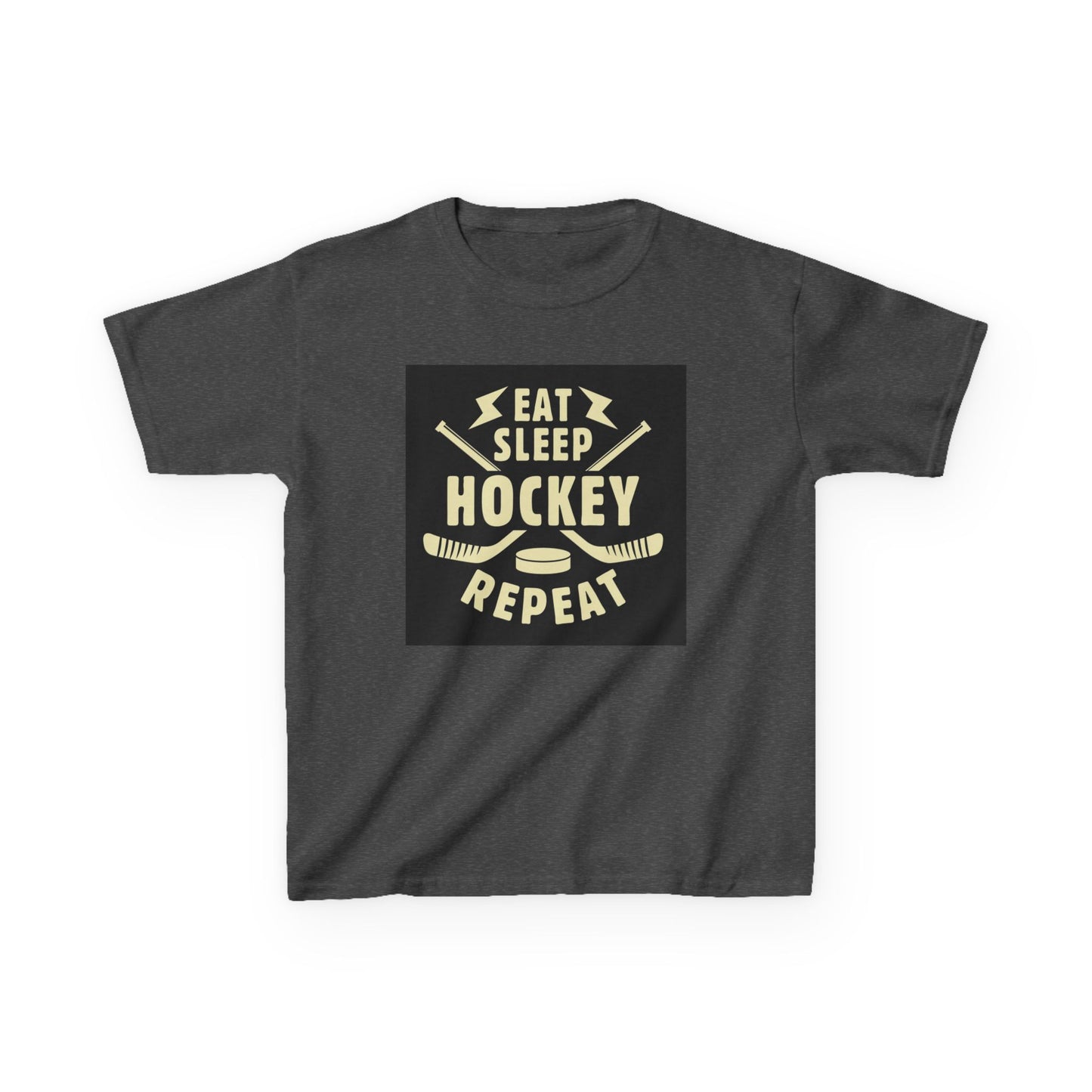 Kratos Hockey™ Kids Heavy T- 'Eat Sleep Hockey Repeat'