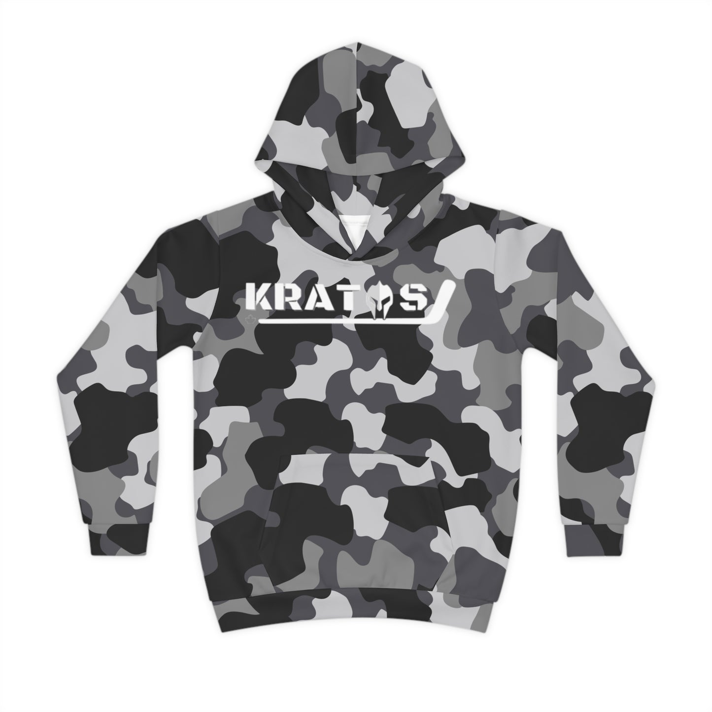 Kratos Hockey™ Children's Hoodie - Grey Camo
