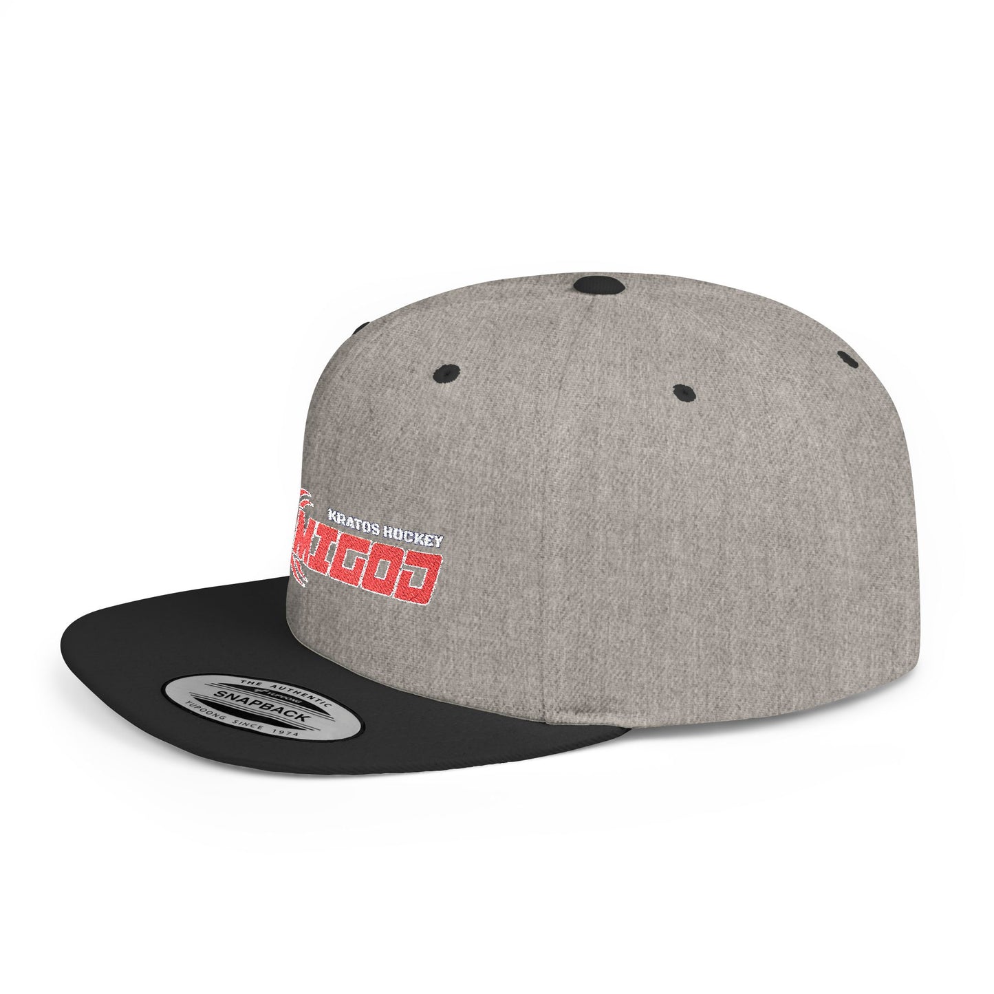 Kratos Hockey™ Demigod Flat Bill Snapback Hat