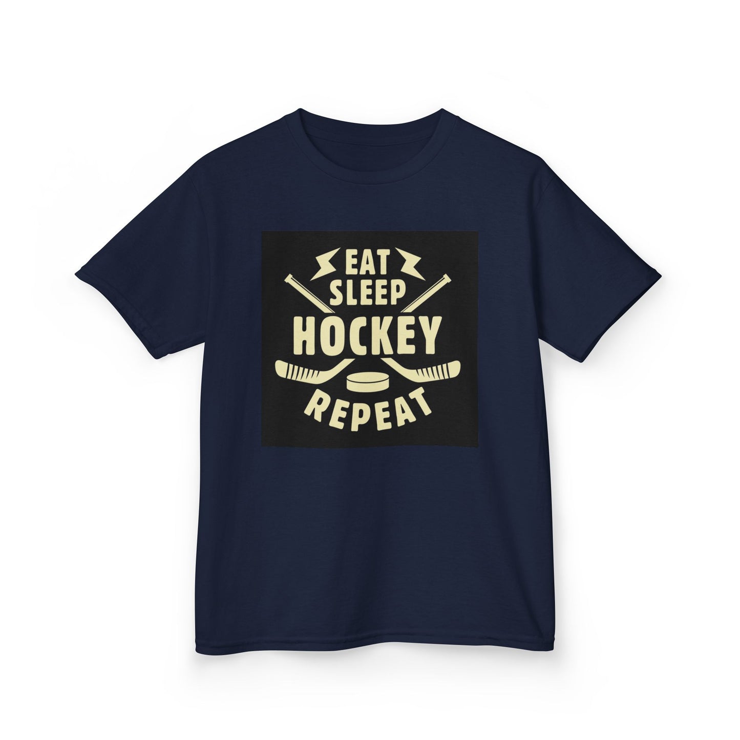 Kratos Hockey™ Kids Heavy T- 'Eat Sleep Hockey Repeat'