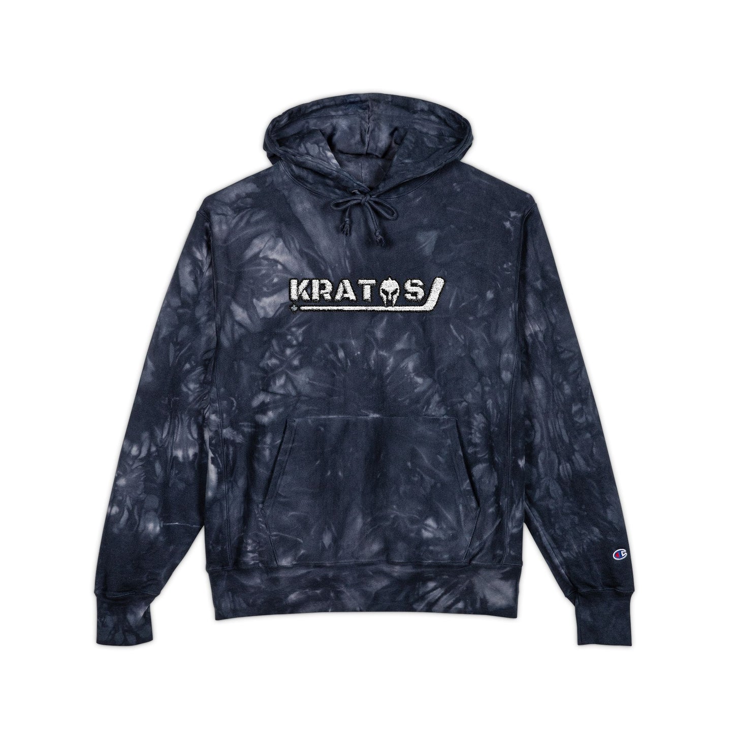 Kratos Hockey™ X Champion Embroidered Tie-Dye Hoodie