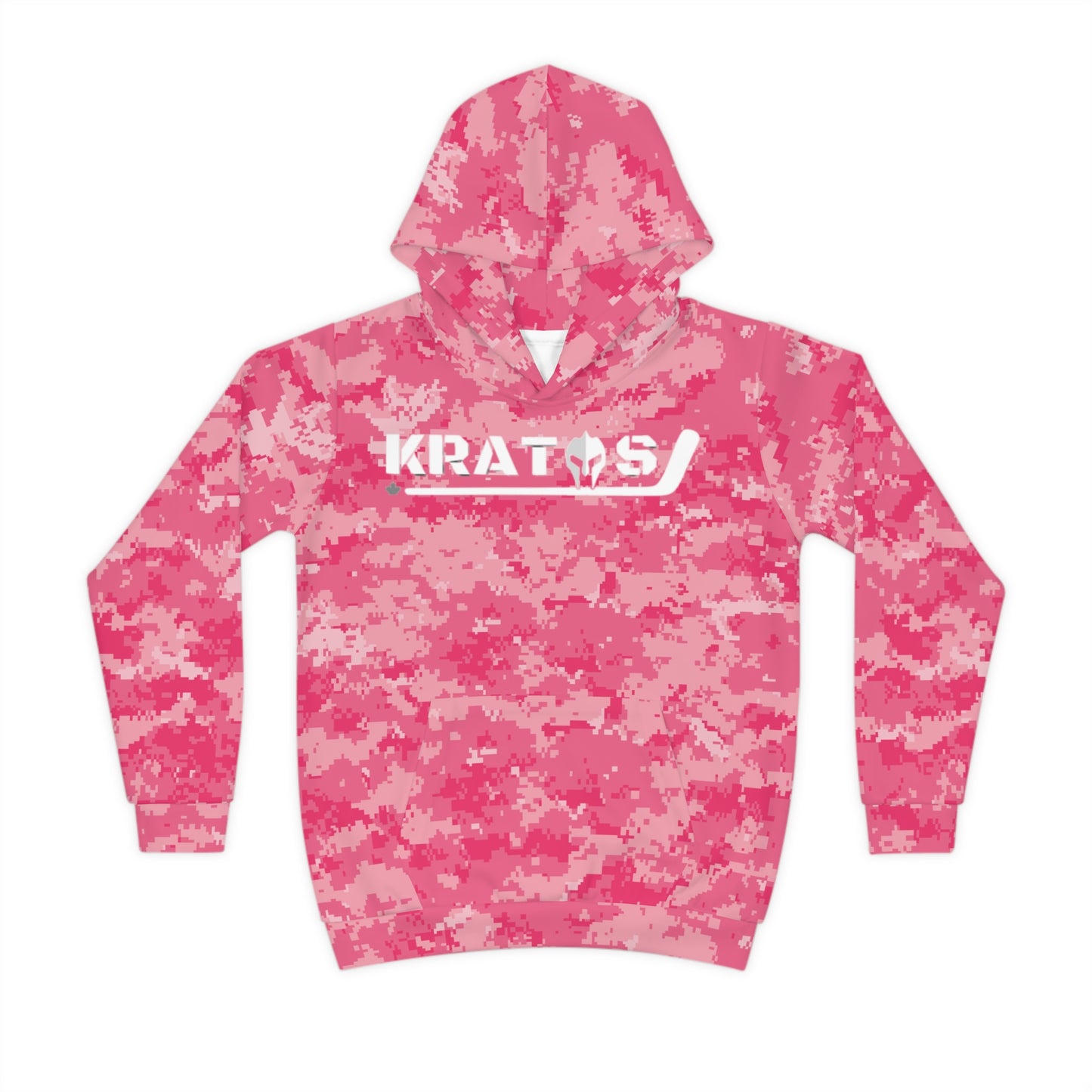 Kratos Hockey™ Children's Hoodie - Pink Camo
