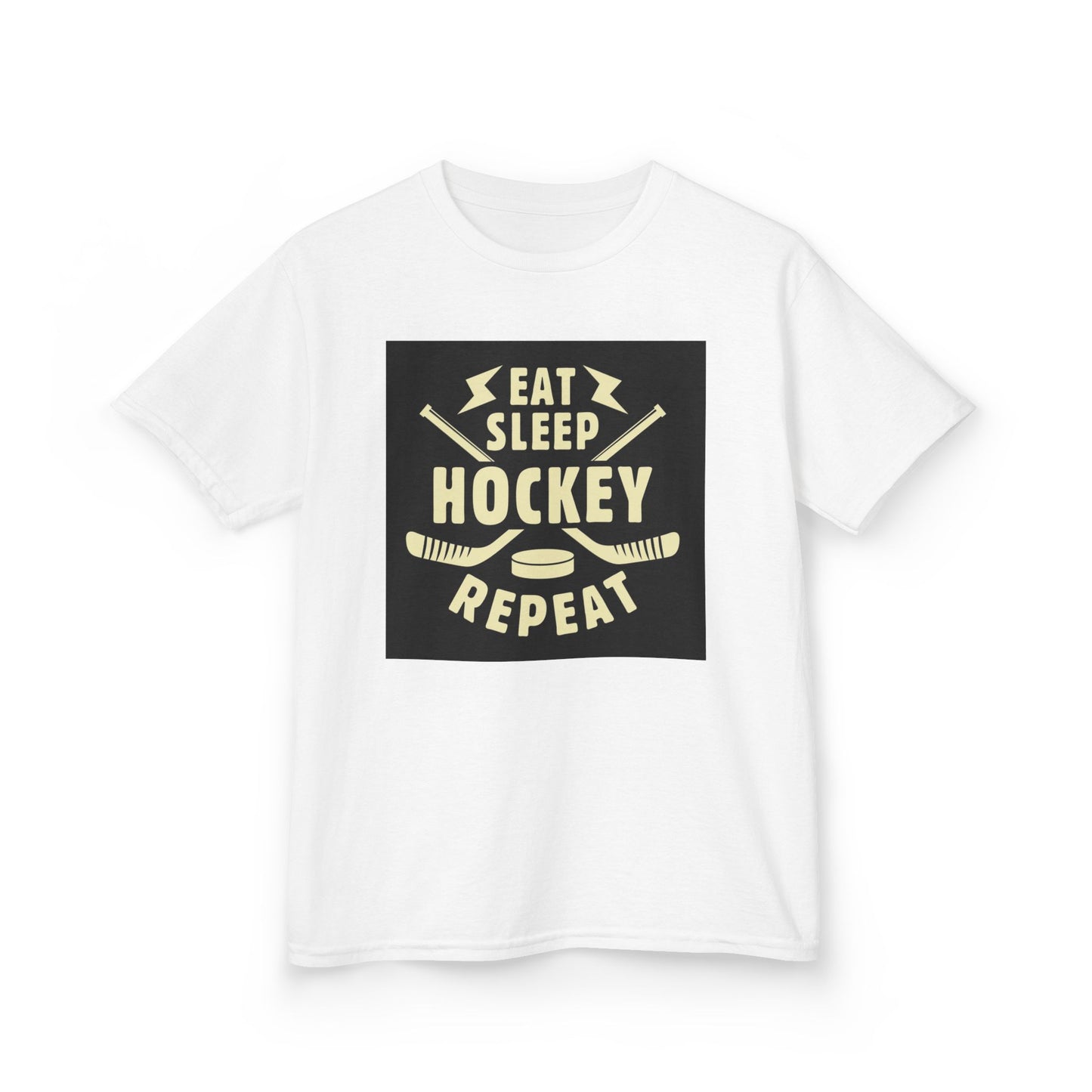 Kratos Hockey™ Kids Heavy T- 'Eat Sleep Hockey Repeat'