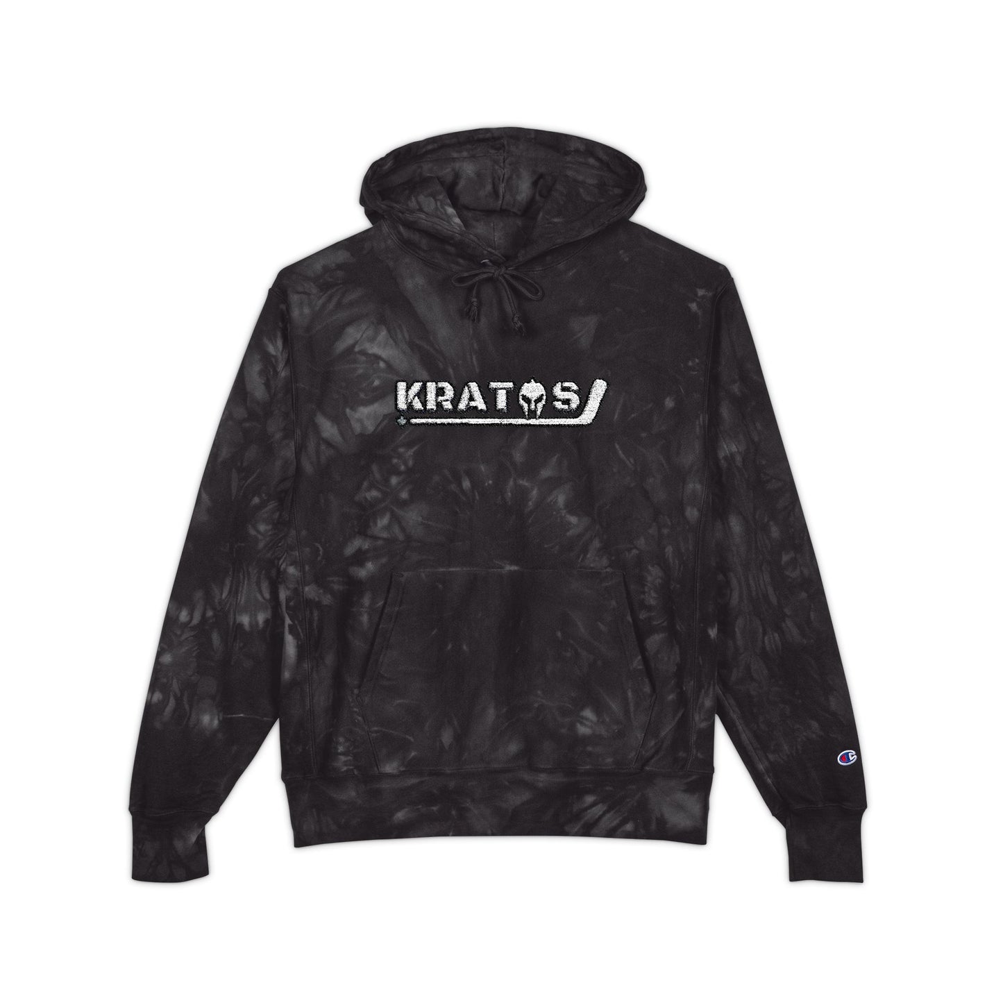Kratos Hockey™ X Champion Embroidered Tie-Dye Hoodie