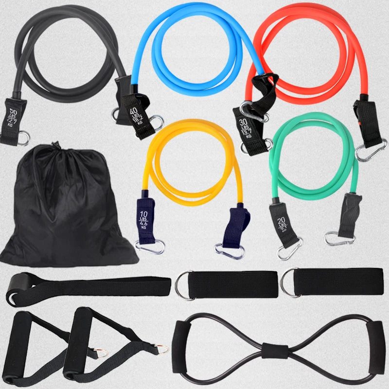 Kratos Hockey™ 12PCS Resistance Bands Set - 100-150 lbs