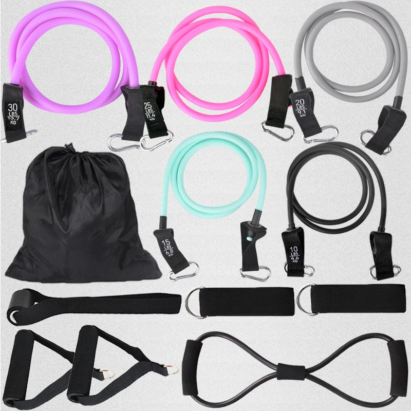 Kratos Hockey™ 12PCS Resistance Bands Set - 100-150 lbs