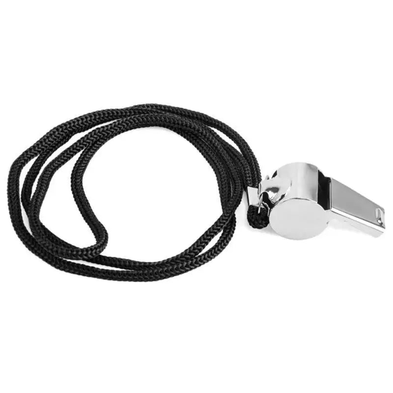 Kratos Hockey™ 5 Packs Stainless Steel Whistle Loud Metal Whistles with Lanyard