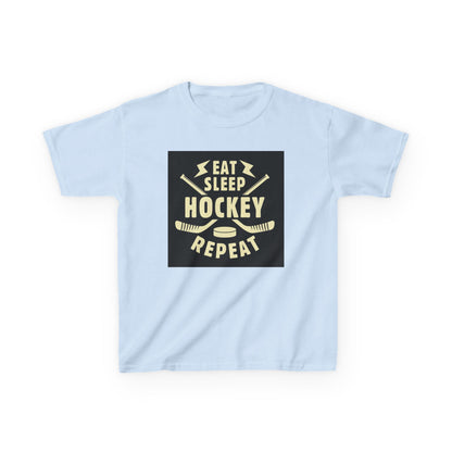 Kratos Hockey™ Kids Heavy T- 'Eat Sleep Hockey Repeat'