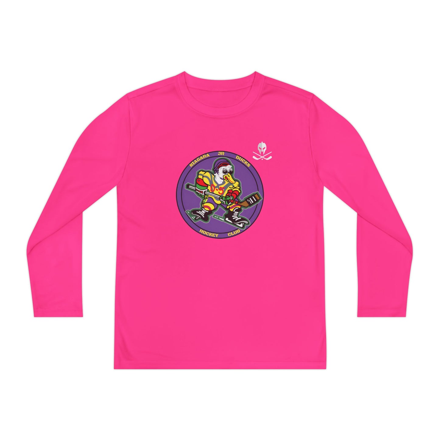 Kratos Hockey™ Niagara JR Ducks YTH Long Sleeve Dry-fit T