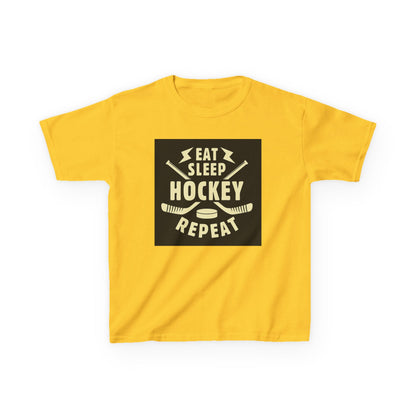 Kratos Hockey™ Kids Heavy T- 'Eat Sleep Hockey Repeat'