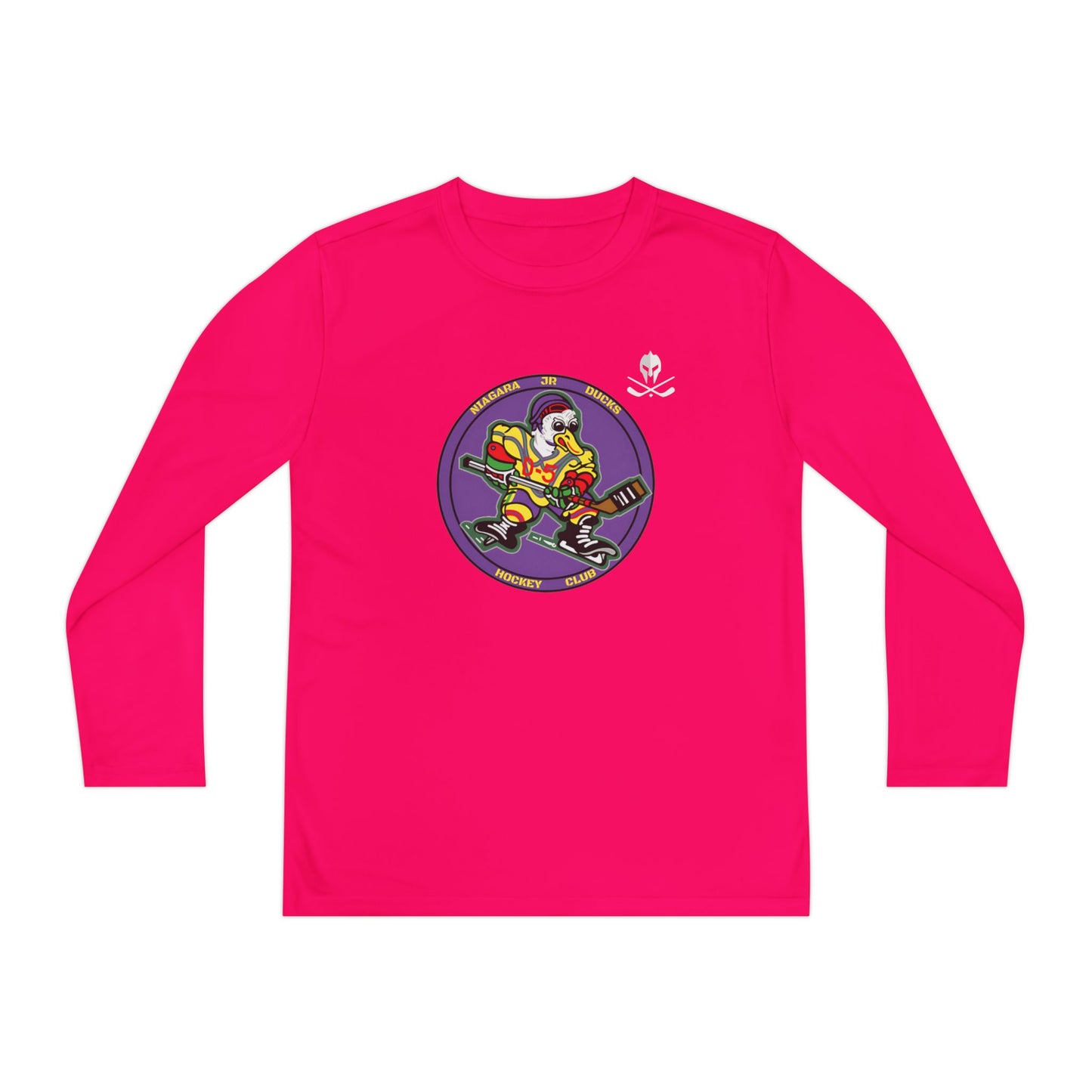 Kratos Hockey™ Niagara JR Ducks YTH Long Sleeve Dry-fit T