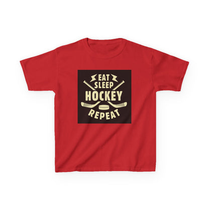 Kratos Hockey™ Kids Heavy T- 'Eat Sleep Hockey Repeat'