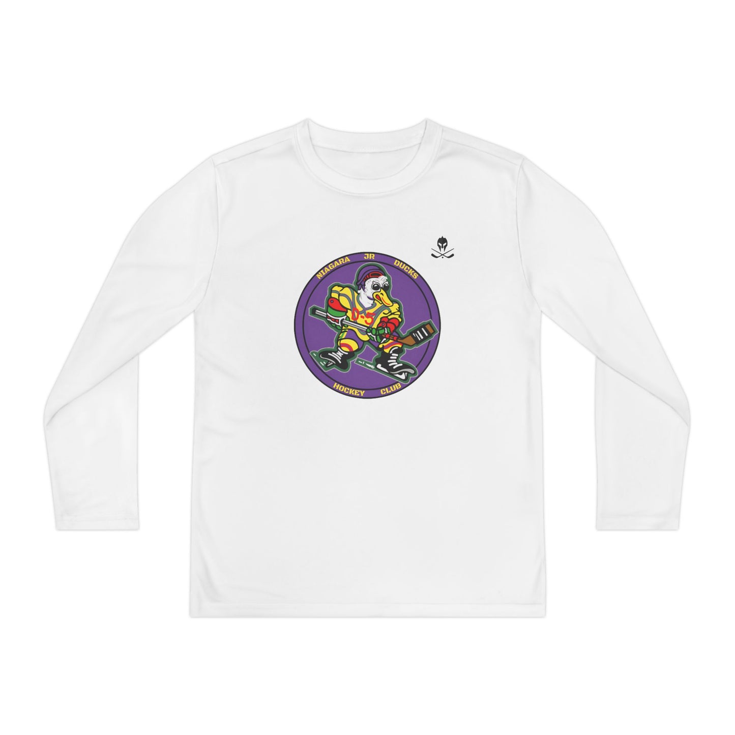 Kratos Hockey™ Niagara JR Ducks YTH Long Sleeve Dry-fit T
