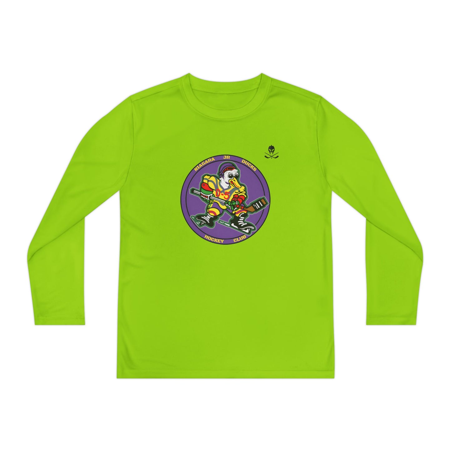 Kratos Hockey™ Niagara JR Ducks YTH Long Sleeve Dry-fit T