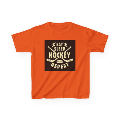 Kratos Hockey™ Kids Heavy T- 'Eat Sleep Hockey Repeat'