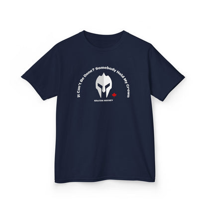 Kratos Hockey™ Heavy Cotton™ Tee - 'Somebody Hold My Crown'