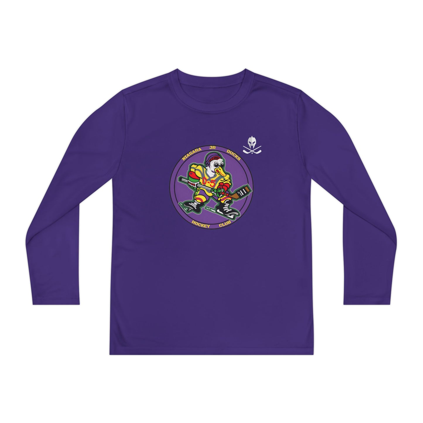 Kratos Hockey™ Niagara JR Ducks YTH Long Sleeve Dry-fit T