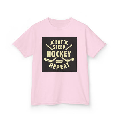 Kratos Hockey™ Kids Heavy T- 'Eat Sleep Hockey Repeat'