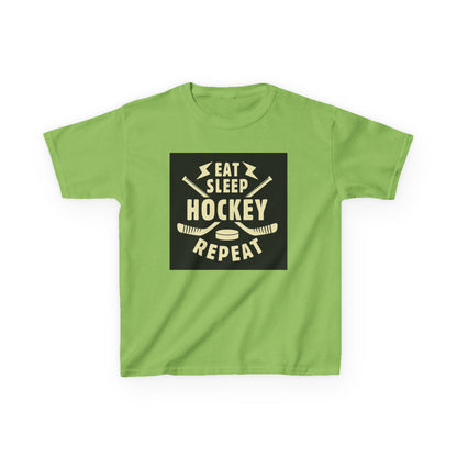Kratos Hockey™ Kids Heavy T- 'Eat Sleep Hockey Repeat'