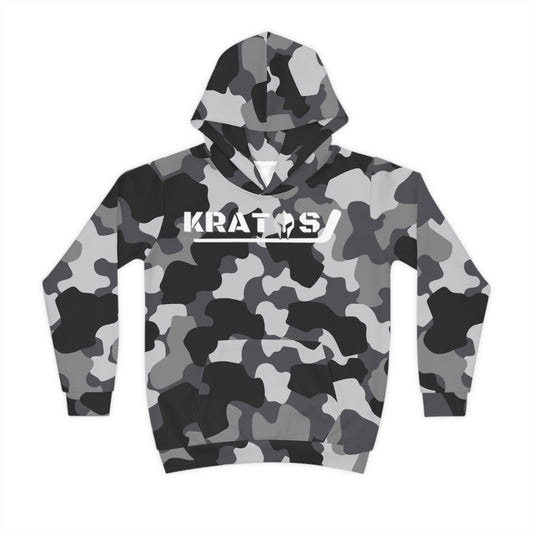 Kratos Hockey™ Children's Hoodie - Grey Camo