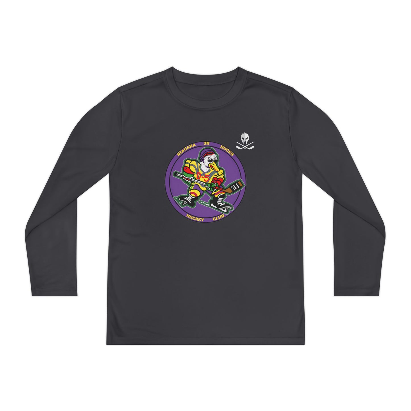 Kratos Hockey™ Niagara JR Ducks YTH Long Sleeve Dry-fit T