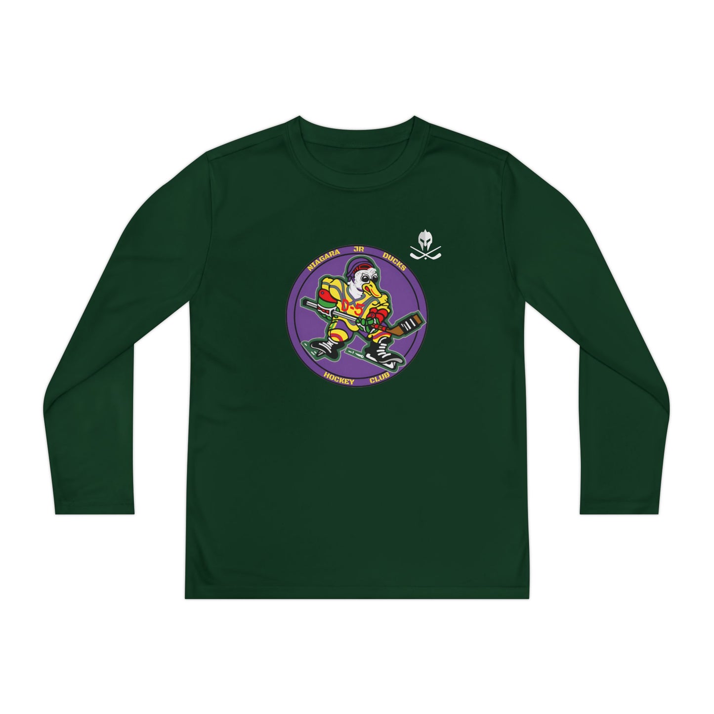 Kratos Hockey™ Niagara JR Ducks YTH Long Sleeve Dry-fit T