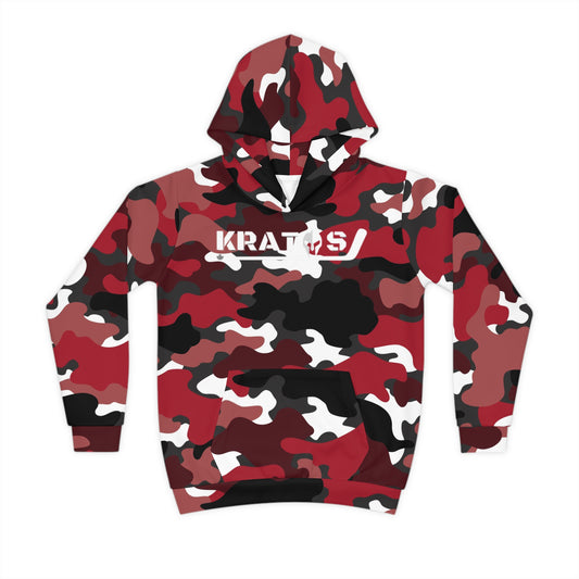 Kratos Hockey™ Children's Hoodie - Red Camo