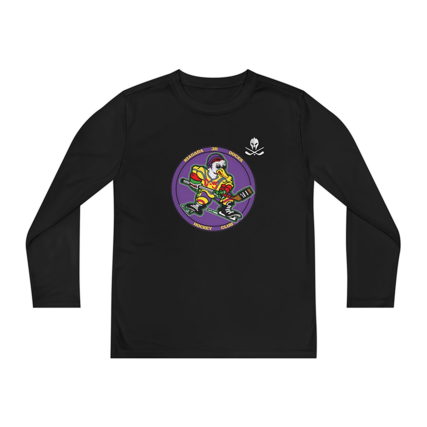 Kratos Hockey™ Niagara JR Ducks YTH Long Sleeve Dry-fit T