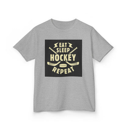 Kratos Hockey™ Kids Heavy T- 'Eat Sleep Hockey Repeat'