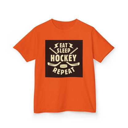 Kratos Hockey™ Kids Heavy T- 'Eat Sleep Hockey Repeat'