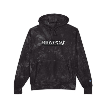 Kratos Hockey™ X Champion Embroidered Tie-Dye Hoodie