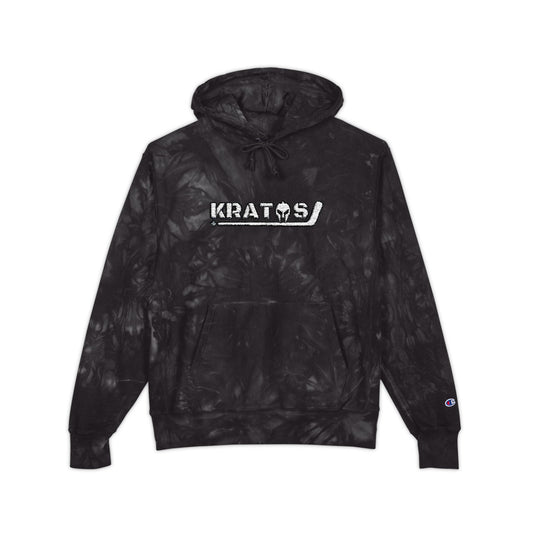 Kratos Hockey™ X Champion Embroidered Tie-Dye Hoodie