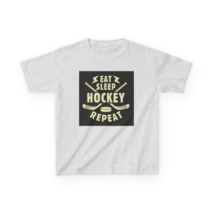 Kratos Hockey™ Kids Heavy T- 'Eat Sleep Hockey Repeat'