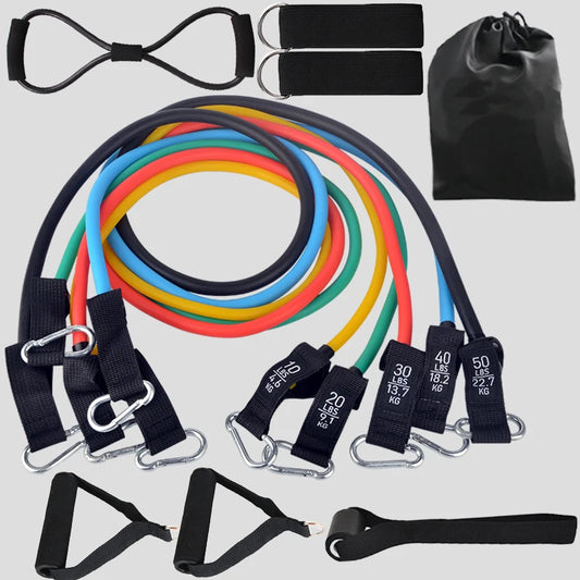 Kratos Hockey™ 12PCS Resistance Bands Set - 100-150 lbs